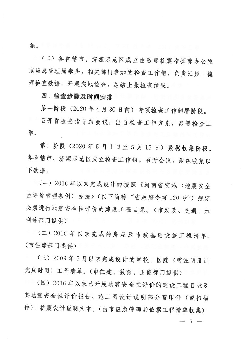 （盖章版）豫震办发[2020]6号—河南省防震抗震指挥部办公室 河南省地震局 河南省应急管理厅 河南省发展和改革委员会等部门关于印发河南省建设工程地震安全监管检查工作方案的通知(1)_页面_05.jpg